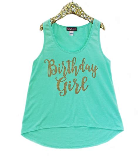 Birthday Girl Girls Birthday Shirt Girls Tank Top Girls