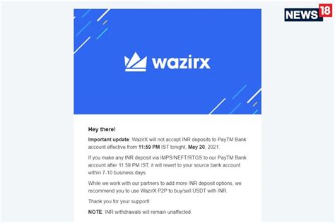How To Do A P2p Transaction On Wazirx How To Delete Wazirx Account