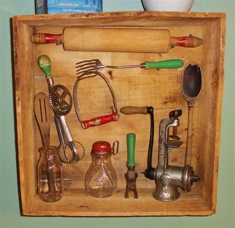 My Vintage Kitchen Tool Display Antique N Primitive Stuff Antique