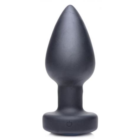 Zeus E Stim Pro Silicone Vibrating Anal Plug With Remote Control Sex Toys And Adult Novelties