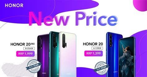 Honor 7 is an upcoming smartphone by honor with an expected price of myr in malaysia, all specs, features and price on this page are unofficial, official price, and specs will be update on official announcement. HONOR Malaysia Repriced HONOR 20-series - The Ideal Mobile