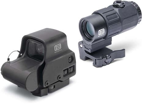 Eotech Exps3 4 Holographic Weapon Sight W G45sts 5x Magnifier 10