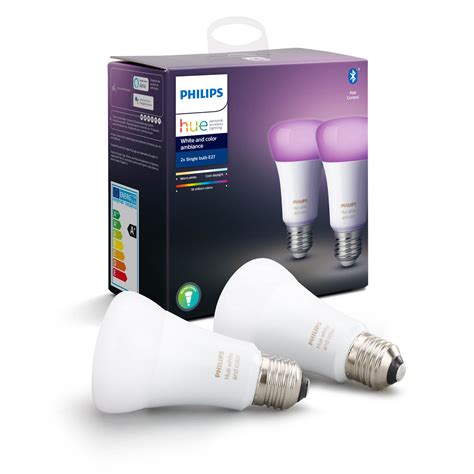 Philips Hue losse lampen - White and Color - E27 (2-pack)