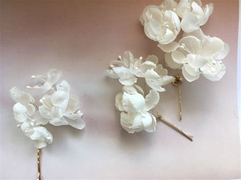 Decolove Handmade Bridal Silk Flower Pins Flower Pins Handmade Silk