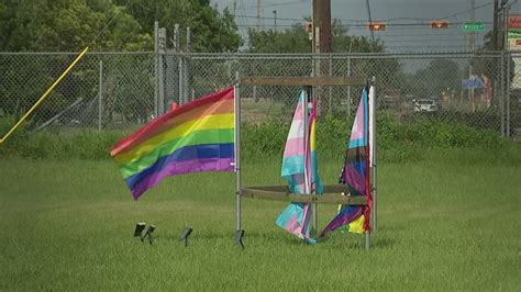 Surveillance Video Catches Thieves Stealing Pride Flags From Katy Church