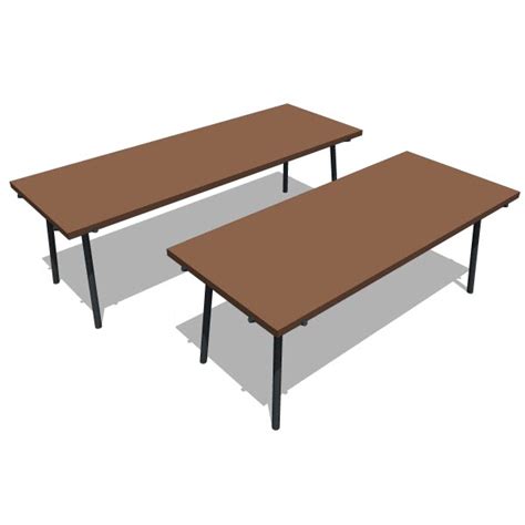 They created a table using text and detail sometimes they created the table in an autocad drawing then reference it in the revit view or sheet. Dining Tables : Revit families, Modern Revit Furniture ...