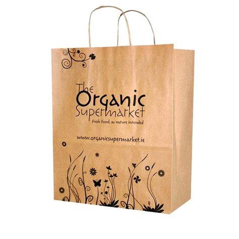 Eco Friendly Brown Kraft Paper Bags Eco Friendly Packaging Branded