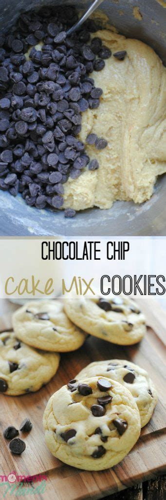 Chocolate Chip Cake Mix Cookies Moments With Mandi