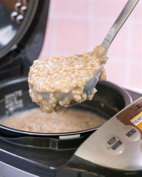 Rice Cooker Oatmeal Recipe The Kitchn