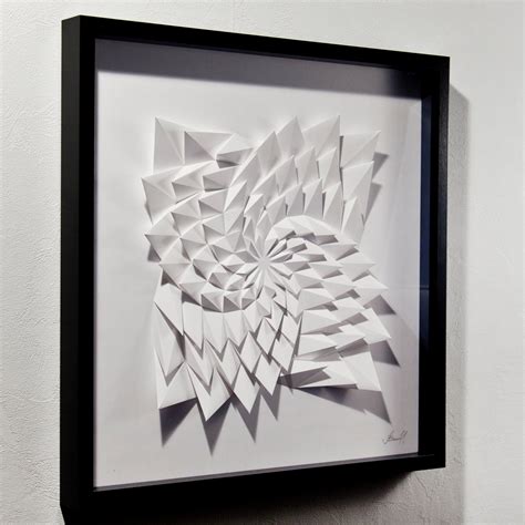Paper Sculpture At The Gulp Abstract Wall Panel Etsy