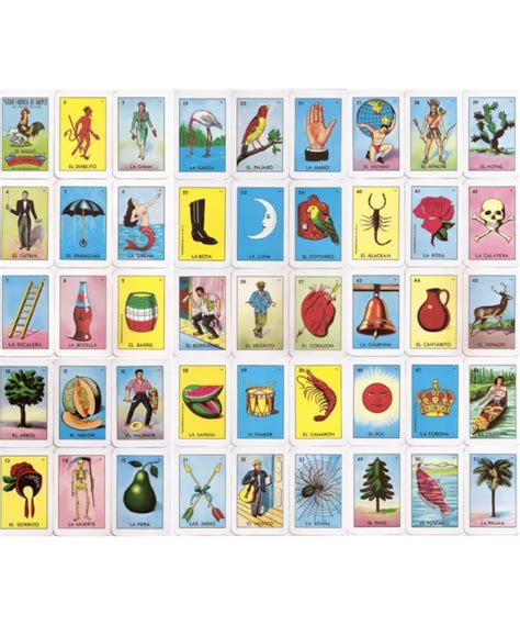 Mexican Loteria Card Tarot Card Game Design Spanish Framed Art Print By