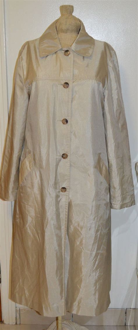 vintage 80s rainy daze trench rain coat womens sz 12 medium etsy trench coats women winter