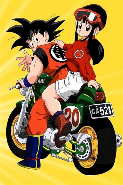 Goku And Chichi From Dragon Ball Z Anime Anime Japanese