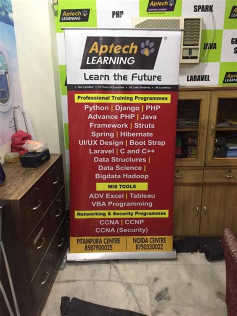 Aptech computer education delivers career education programs to students through its wide network of centres. Aptech Computer Education in Pitampura, Delhi-110034 ...