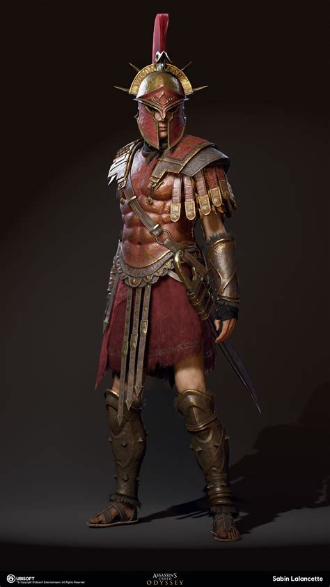 Artstation Alexioskassandra Outfit Spartan War Hero Sabin Lalancette Assassins Creed