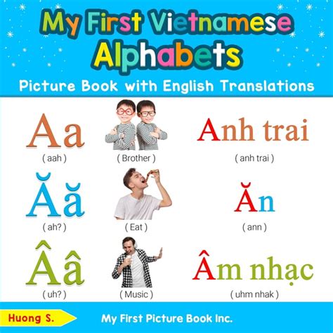 My First Vietnamese Alphabets Picture Book With English Translations