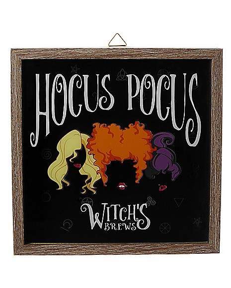 Witch's Brews Shadowbox Decorations - Hocus Pocus - Spirithalloween.com