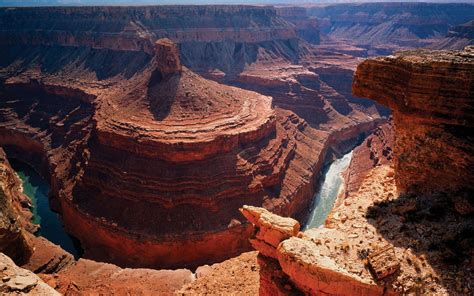 Landscapes Great Canyon National Park Usa Arizona A Steep Sided Gorge