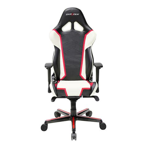 Dxracer Racing Series Ohrh110nwr Red And White Gaming Chair Champs