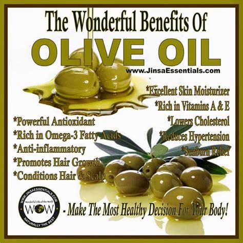 Olive oil gets a lot of credit for being a healthy fat, and for good reason. The Many Benefits of Olive Oil - Jinsa Essentials