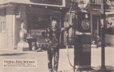 Fast is fast... Early Sunoco station in NJ.