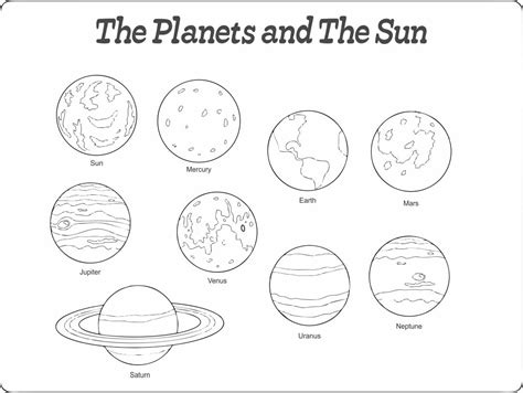 9 Best Images Of Printable Planet Cut Outs Planets Solar