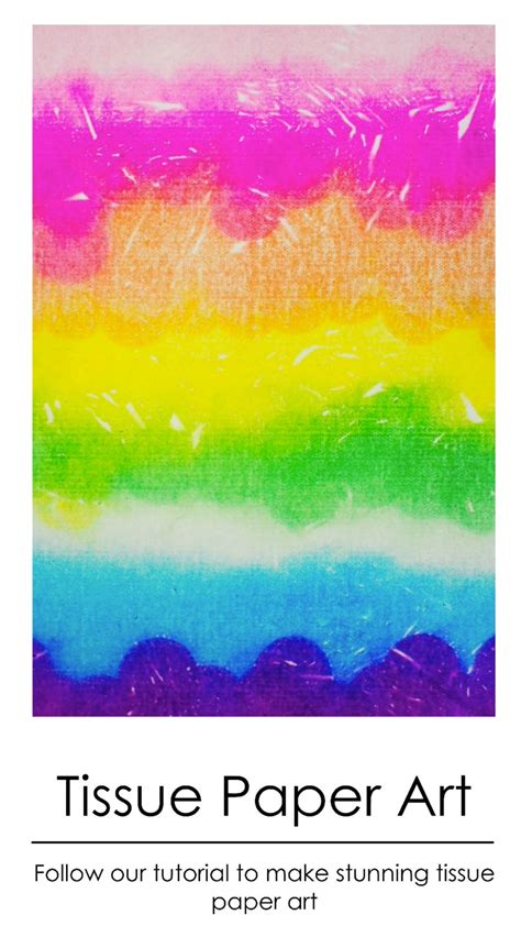 Bleeding Tissue Paper Canvas Art - Mum In The Madhouse