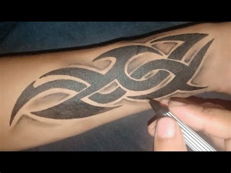 Pastikan anda melakukan penelitian yang benar untuk mendapatkan yang. TRIBAL Zack IDE DESAIN TATTO SEDERHANA - YouTube