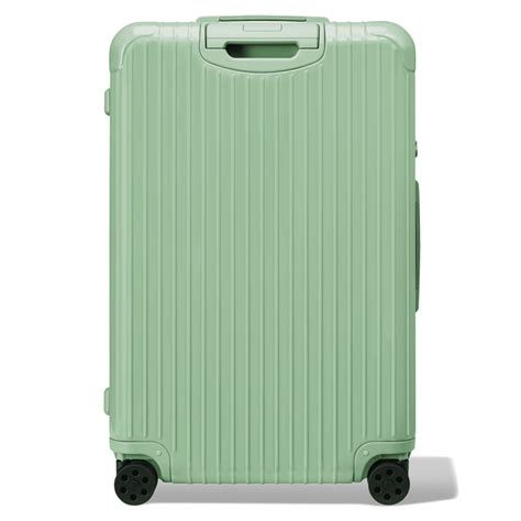 Essential Check In L Lightweight Suitcase Bamboo Green Rimowa