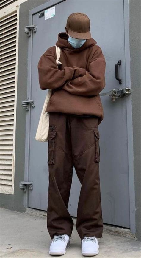 Brown Cargo Pants Outfit Brown Pants Men Baggy Pants Outfit Cargo