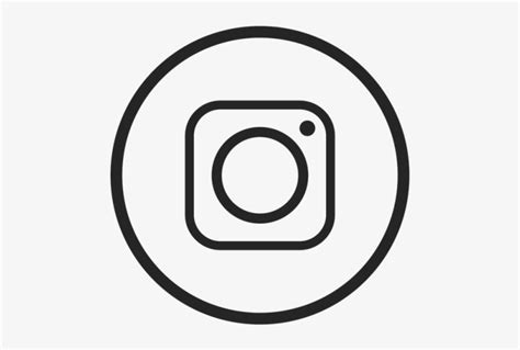 Instagram Icon Instagram Black White Png And Vector Instagram Png
