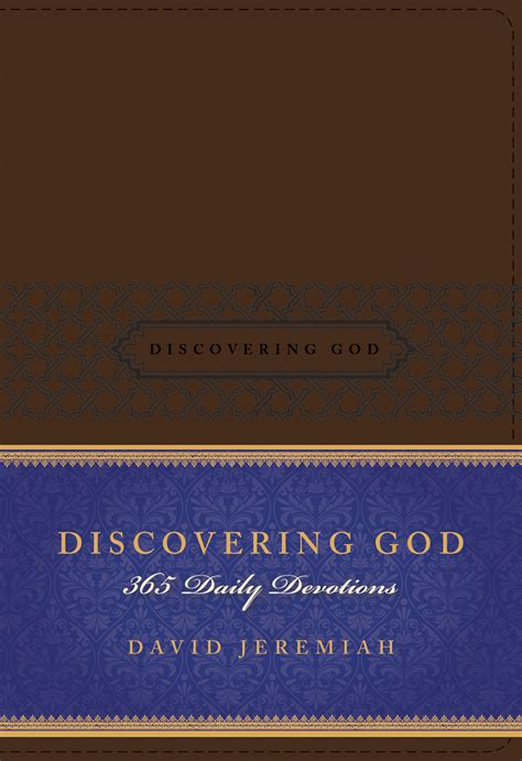 Discovering God 365 Daily Devotions 9781496410214 David Jeremiah