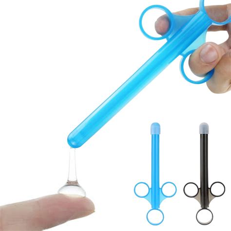 Personal Oil Lubricant Applicator Syringe Enema Injector Lube Launcher