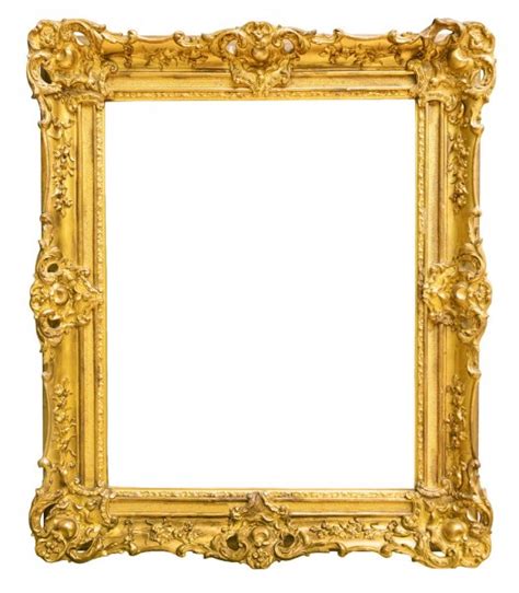 Antique Gold Frame Isolated — Stock Photo © Turkinson 4974641