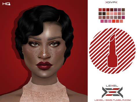 Diva Lipstick By Lexel At Tsr Sims 4 Updates