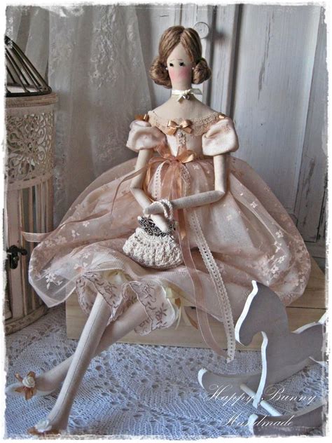 Tilda Doll Miss Natalie Primitive Doll Handmade Tilda Doll Fabric Doll