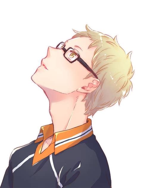 Share the best gifs now >>>. Tsukishima Kei (With images) | Haikyuu karasuno, Haikyuu