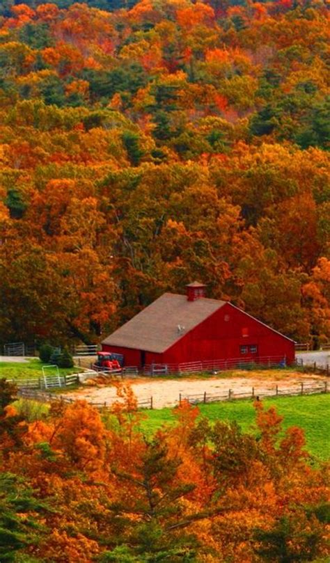 Free Download The Farms Autumn Barns Autumn Colors Place Red Barns Fall