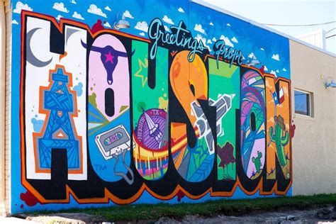 Greetings From Houston By Daniel Anguilu Houston Texas Graffiti 2014