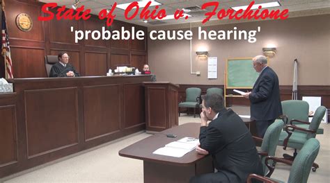 Full Video Of State Of Ohio V Forchione Probable Cause Hearing