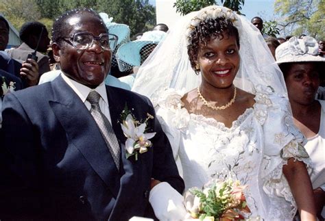 Photos Robert And Grace Mugabes 1996 Wedding That Was Graced By Nelson Mandela Matooke Republic