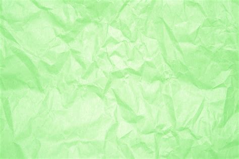Crumpled Light Green Paper Texture Picture Free