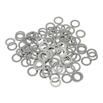 Maxmoral Pcs Stainless Steel Washers Mm Shim Replacement Parts Pack