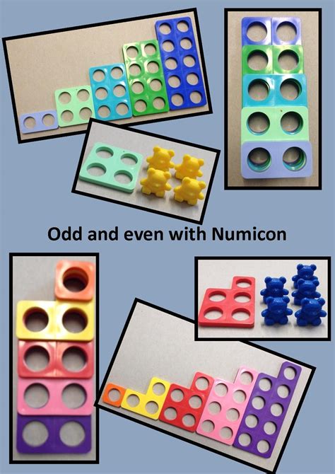 Odd And Even With Numicon Numicon Activities Math Center Activities