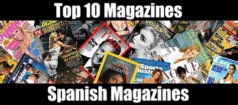 Top 10 Spanish Magazines Magazine Photoshoot Actress Models