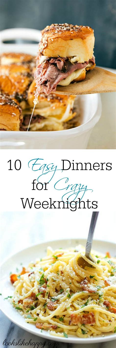 Easy Dinners For Busy Weeknights Dinner Is Served Easy Summer