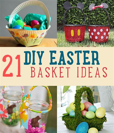 These homemade easter basket ideas are sure to make your loved ones smile. Easter Basket Ideas DIY Projects | Do It Yourself Projects and Crafts