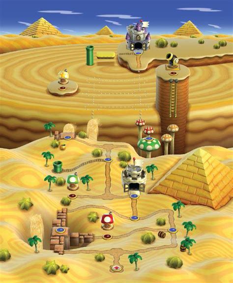 Best New Super Mario Bros Wii World Map Part 2 70e