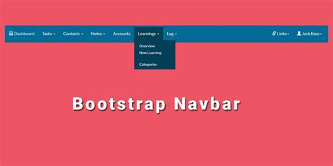 Bootstrap Navbar With Images Tutorial Dashboard Template Guide Gambaran