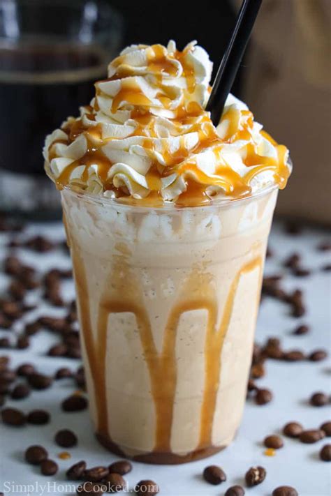 Caramel Frappuccino Recipe Starbucks Copycat Simply Home Cooked